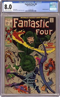 Buy Fantastic Four #83 CGC 8.0 1969 4224221005 • 71.15£
