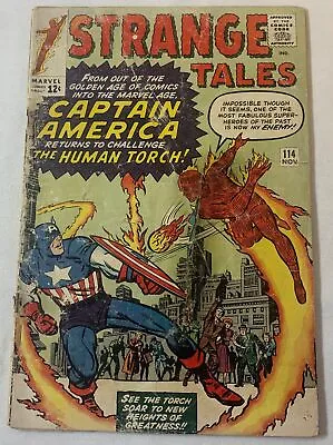 Buy 1963 Marvel Comics STRANGE TALES #114 ~ Very Low Grade, Missing Ad Page • 71.92£