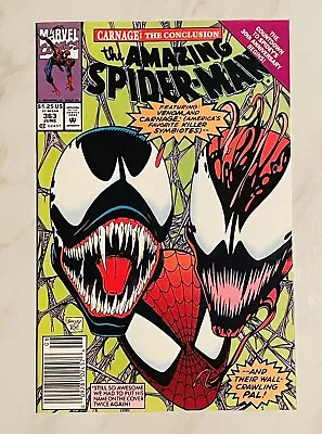 Buy The Amazing Spider-Man #363 (1992) NM Newsstand - Marvel - 3rd App Carnage • 10.29£