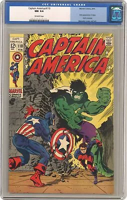Buy Captain America #110 CGC 9.4 1969 0035767014 • 973.18£