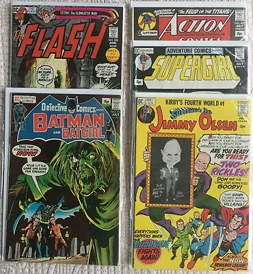 Buy Lot/5 1971 DC Pence Cover VARIANTS Action 402 Flash 208 Detective 413 +2 More! • 141.52£