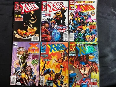 Buy Uncanny X-Men Lot #350 Direct Edition #351 #353 #362 #368 #379 (1997 Marvel) • 12.67£