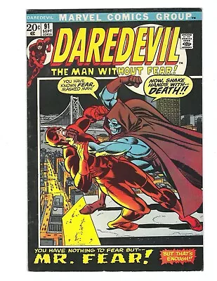 Buy Daredevil #91 1972  FN/FN+ Death Of Mr. Fear! Black Widow    Combine Ship • 15.80£