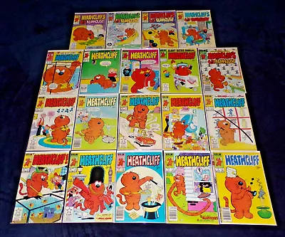 Buy Heathcliff 1 - 37 Annual 1 Lot 1985 Heathcliffs Funhouse 1 - 7 Star Comics Of 56 • 79.94£