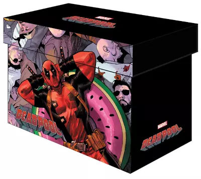 Buy DEADPOOL Printed Comic Short Box Storage Marvel LOT OF 5 NEW • 95.63£
