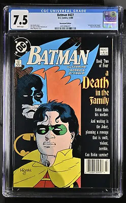 Buy Batman #427(Newsstand Edition*CGC Grade 7.5 Very Fine-*W.pages*Jim Starlin Story • 27.67£