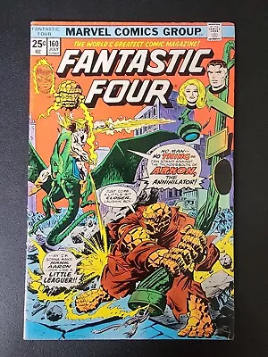 Buy Marvel Comics Fantastic Four #160 July 1975 John Buscema Art • 4.80£