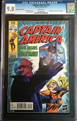 Buy Captain America #25 Hasbro Variant #115 Homage 1st App Sam Wilson CGC 9.8 • 295£
