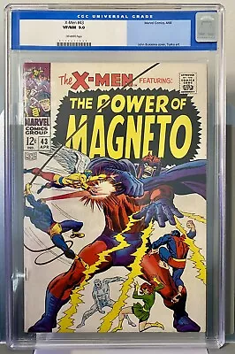 Buy Uncanny X-men #43 CGC 9.0 Magneto Marvel Comics • 225£