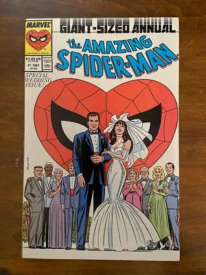 Buy AMAZING SPIDER-MAN ANNUAL #21 (Marvel, 1963) VF Direct Market Wedding Cover • 23.99£