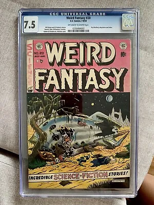 Buy Weird Fantasy #20 Cgc 7.5 Off-white To White Pages Ec Comics 1953 • 557.72£
