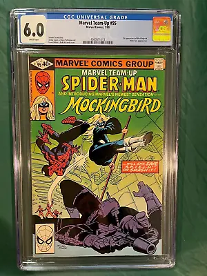 Buy Marvel Team-Up #95 CGC 6.0 Spider-Man Marvel Comic 1st Appearance Of Mockingbird • 39.52£