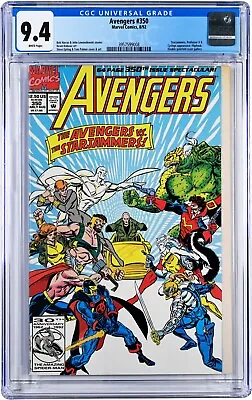 Buy Avengers #350 CGC 9.4 (Aug 1992, Marvel) Starjammers, Cyclops, Professor X • 37.84£