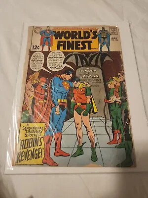 Buy World's Finest Comics 184 (Q) New Robin Uniform S-man Golden Gloves 1969 DC Rare • 79.06£