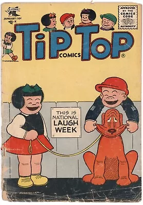 Buy Tip Top Comics #206 (1/1957, United Features) Peanuts Snoopy Nancy • 15.77£