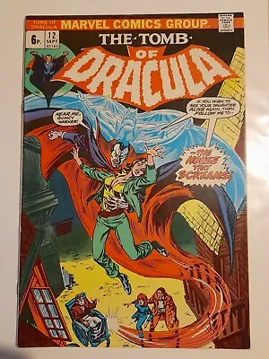 Buy Tomb Of Dracula #12 Sept 1973 VFINE 8.0 Second Appearance Of Blade • 99.99£