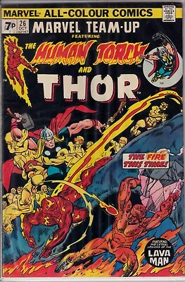 Buy Marvel Team-Up The Human Torch And Thor #26  Marvel Comics • 7.49£