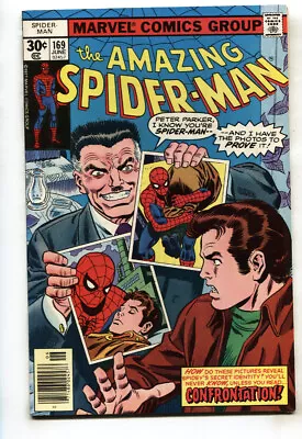 Buy Amazing Spider-Man #169-1977- Marvel Comics -comic Book-VF- • 23.79£