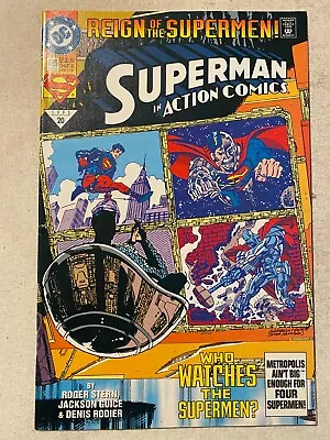 Buy Action Comics #689 Nm 9.4 1st Appearance Of Black-suit Superman • 16.01£