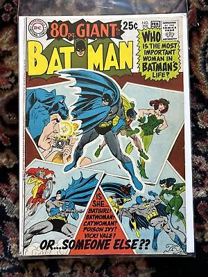 Buy Batman #208 DC Comics 80pg GIANT (1969) Reprints 1st POISON IVY BATGIRL • 27.80£