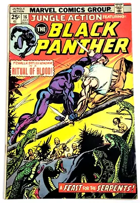 Buy Jungle Action Featuring The Black Panther #16 (1975) / Fn • 19.82£
