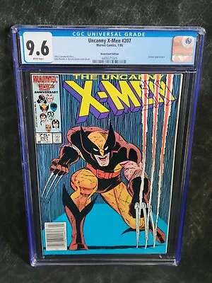 Buy The Uncanny X-men #207 Newsstand Variant - Awesome Wolverine Cover! • 109.89£
