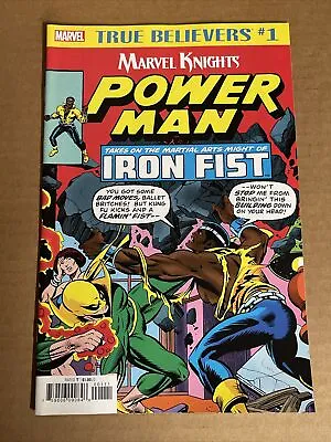 Buy True Believers Power Man Iron Fist Marvel Comics (2018) Reprints #48 Luke Cage • 2.39£