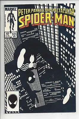 Buy Spectacular Spider-Man #101 NM (9.4) 1984 - Beautiful Byrne Black & White Cover • 39.53£