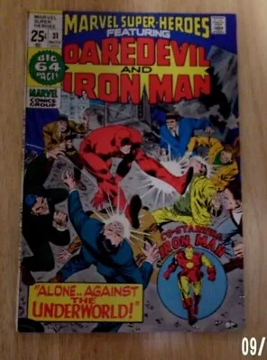 Buy Marvel Super Heroes 1971 #31 Gorgeous F/vf Daredevil +  Classic Tales Suspense • 13.39£