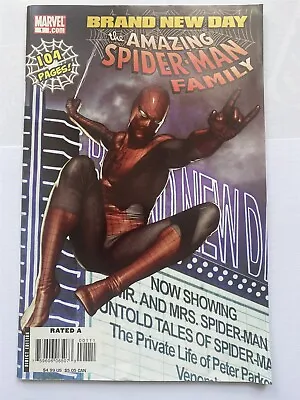 Buy THE AMAZING SPIDER-MAN FAMILY #1 1st Spider-Monkey Brand New Day Marvel 2008 VF- • 8.95£