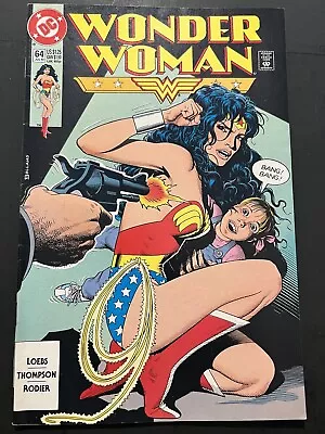 Buy Wonder Woman #64 1992 Bolland Cover FN/VF (7.0) DC • 4.80£