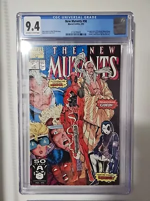 Buy New Mutants #98 | CGC 9.4 | 1st App Deadpool Marvel Comics 1991 • 450£