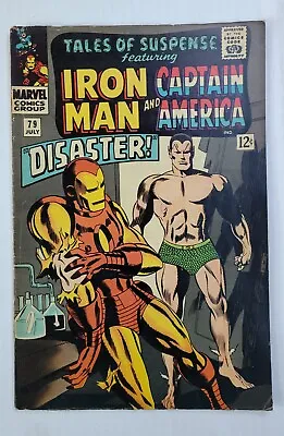 Buy TALES OF SUSPENSE #79 1966 IRON MAN CAPTAIN AMERICA Marvel Comic Book • 75.16£