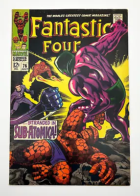 Buy Fantastic Four #76 (1968) Lee! Kirby! ⭑ SILVER SURFER, GALACTUS, And CRYSTAL! • 59.33£