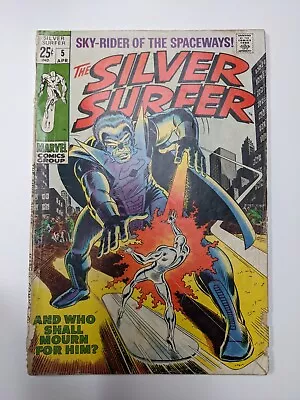 Buy Silver Surfer #5 John Buscema 1st Al Harper Marvel 1968 • 23.72£