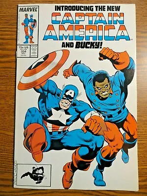 Buy Captain America #334 Key VF- 1st Lemar Hoskins Bucky John Walker US Agent Marvel • 28£