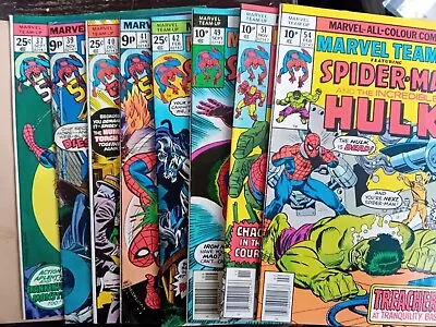 Buy Marvel Team Up #'s 37, 39, 40-42, 49, 51, 54 - VG/FN To FN-   8 Comics - 1975-77 • 16.99£
