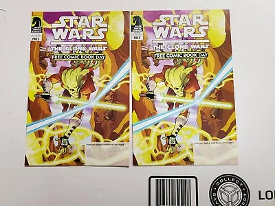 Buy Star Wars The Clone Wars Free Comic Book Day Dark Horse Comics 2009 Lot Of 2 • 11.91£