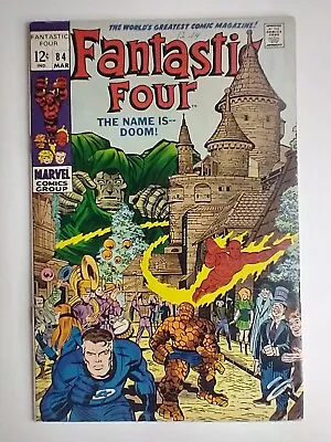 Buy Marvel Comics Fantastic Four #84 Iconic Jack Kirby Cover/Art, Stan Lee Story VF • 69.18£