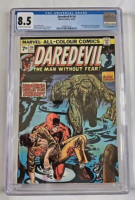 Buy Daredevil #114: Vol.1, CGC 8.5, UK Price, Death Stalker, Marvel Comics (1974) • 79.96£