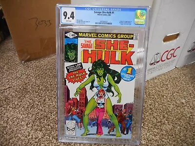 Buy Savage She-Hulk 1 Cgc 9.4 Marvel 1980 1st Appearance TV Show WHITE Pgs NM MINT • 134.04£