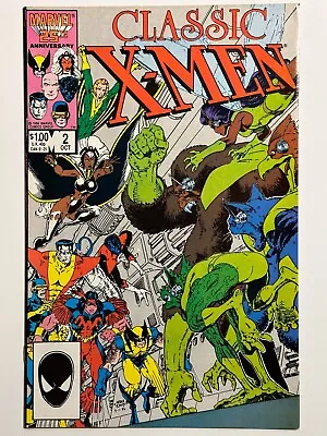 Buy Classic X-Men #2 (Marvel 1986) Art Adams Cover - Reprints Uncanny X-Men #94 • 3.15£