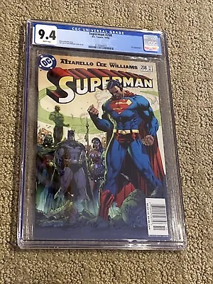 Buy Superman 208 CGC 9.4 White Pages (Classic Jim Lee Cover!) • 38.36£