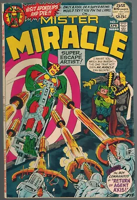 Buy Mister Miracle 7  1st Big Barda Cover  Giant Jack Kirby  Fine 1972 DC Comic • 24.09£