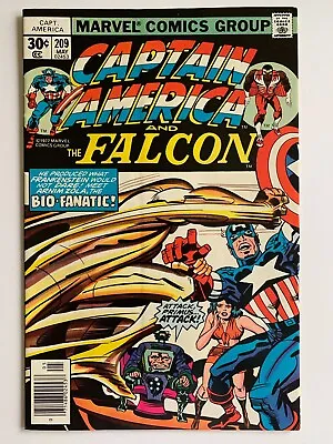 Buy Captain America Falcon 209 Marvel Comics 1977 1st Arnim Zola Doughboy Primus • 23.83£