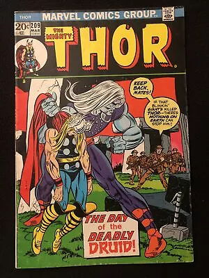 Buy Thor 209 4.0 4.5 Marvel 1973 Qs • 5.53£