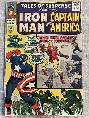 Buy Tales Of Suspense #60 G/VG Marvel 1964 Iron Man, Captain America, Black Widow • 24.10£