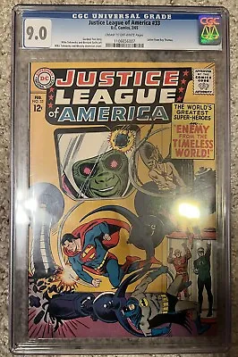 Buy Justice League Of America #33 CGC GRADED 9.0 - Anderson-c • 154.58£