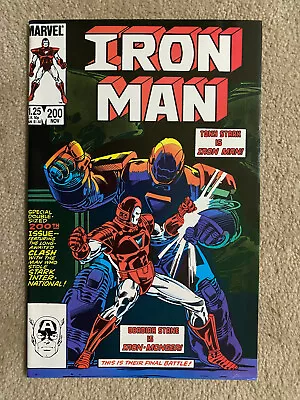 Buy Marvel IRON MAN #200 (1985) Anniversary Issue! New ARMOR! Tony Stark Returns • 19.76£