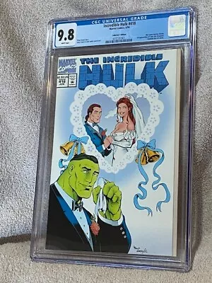 Buy Marvel Comics The Incredible Hulk #418 CGC Graded 9.8 Comics 06/1994 Collectors • 59.92£